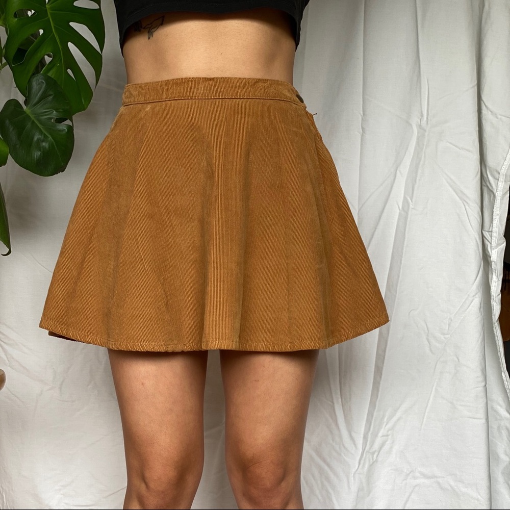 American Apparel Corduroy Circle Skirt